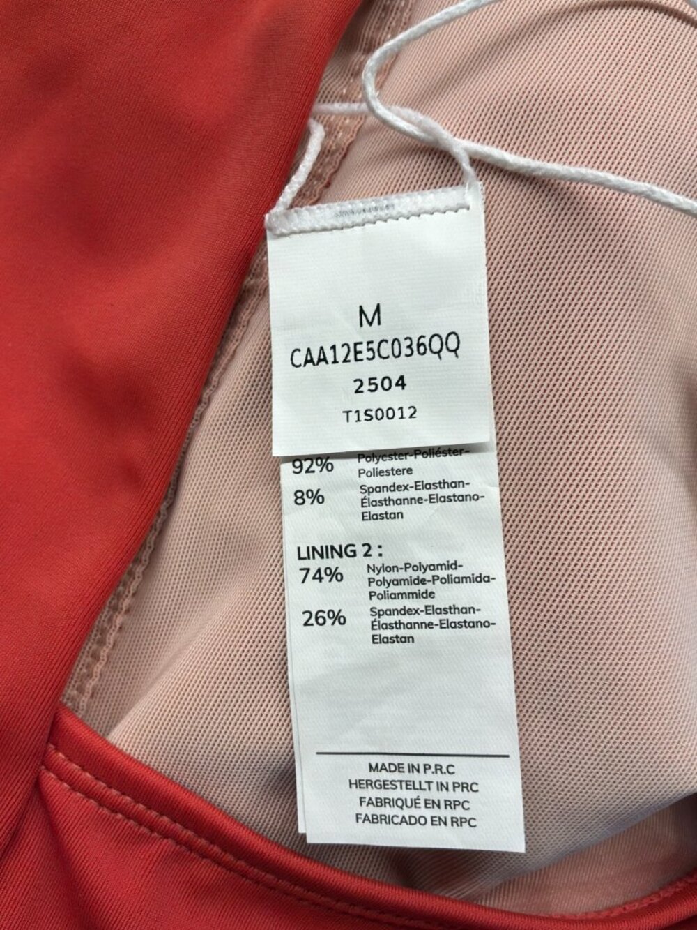 NWT Cupshe Sunset Glow Tummy Control 1 Piece swimsuit size Medium - Picture 11 of 11